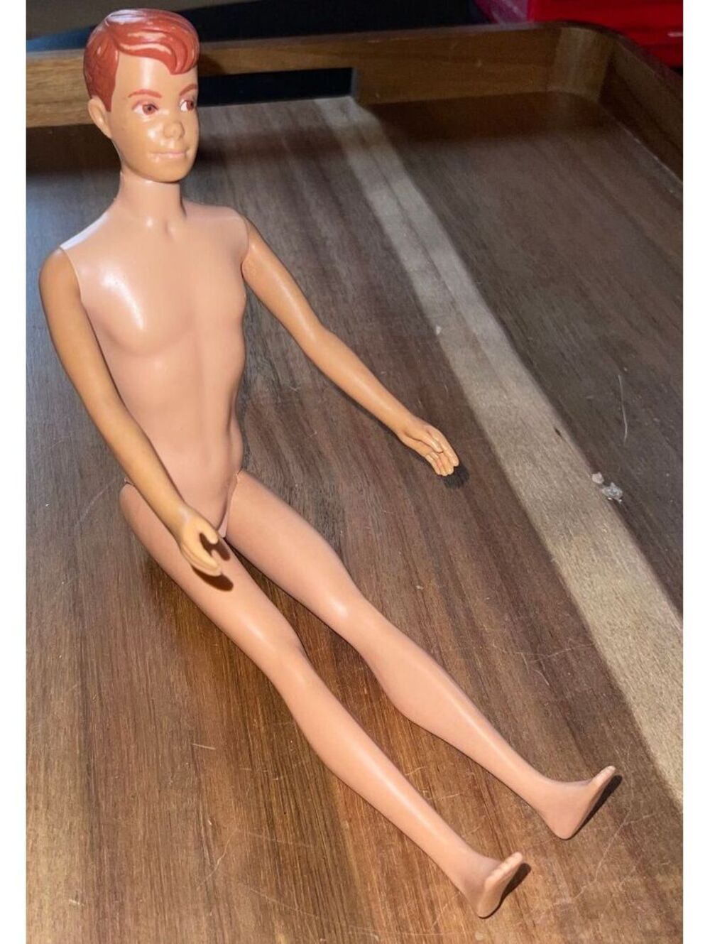 Vintage 1960s Mattel Allan Doll with Red Hair